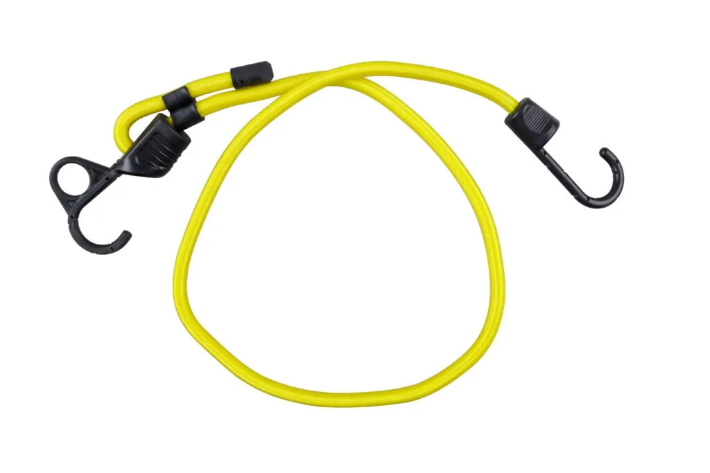 Carabiner bungee cord for outdoor fastening